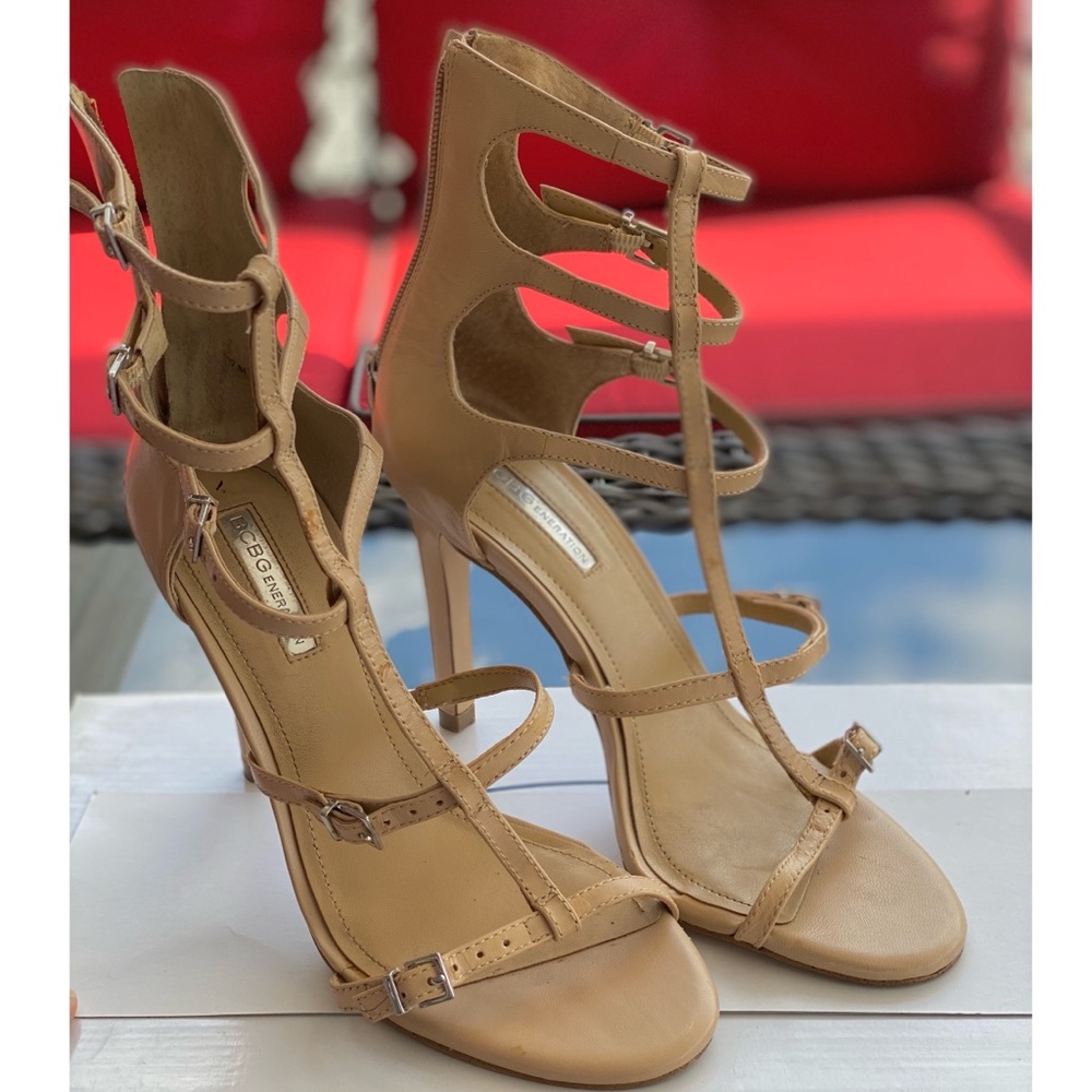 Nude Gladiator Heels